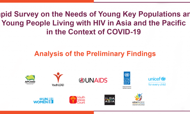 Assessing the needs of young key populations during COVID-19 outbreak in Asia and the Pacific
