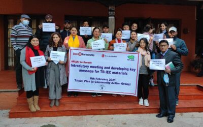 TB survivors and TB-affected communities contributes to Nepal’s TB response through the “Right to BREATHE” Project