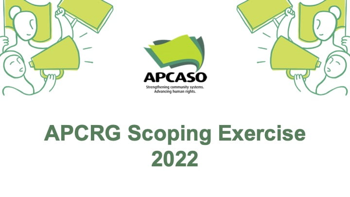 APCRG Scoping Exercise 2022 Results