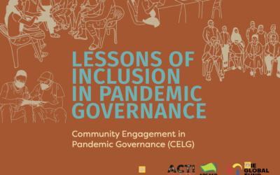 Lessons of Inclusion in Pandemic Governance