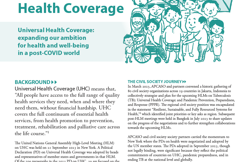 2023 Political Declaration on UHC Advocacy Brief